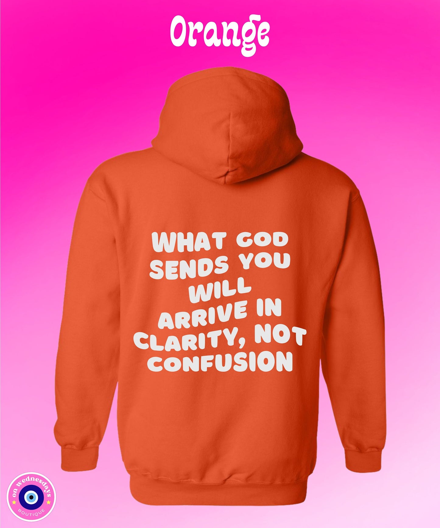 Christian Hoodie | Gift For Christians | Religious Sweatshirt | Faith Hoodie | Christian Shirts | Words On Back Hoodie | Trendy Sweatshirt