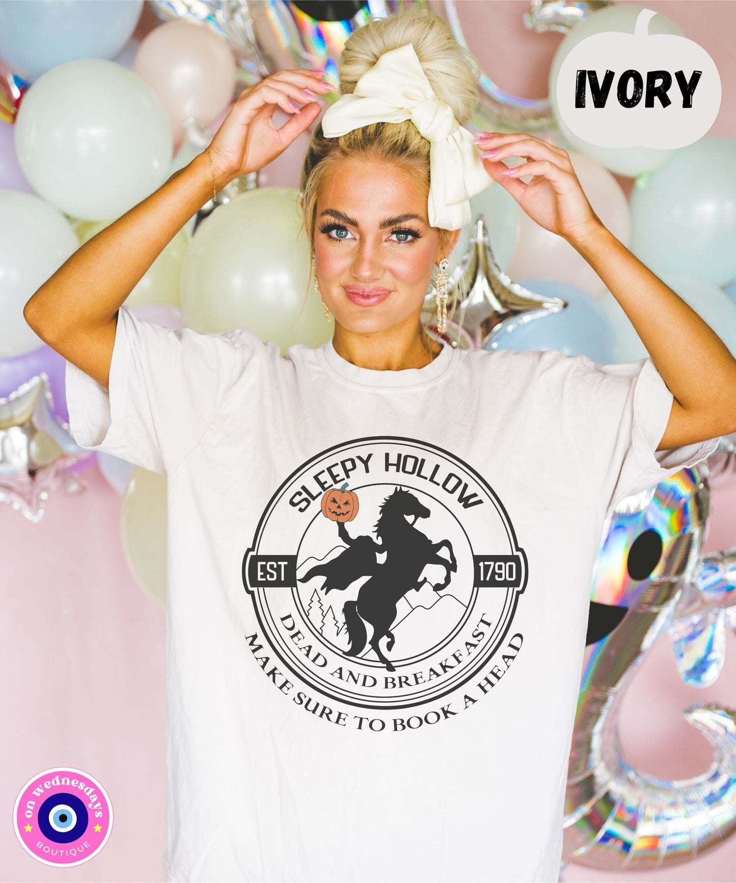 Funny Halloween Tee, Sleepy Hallow Shirt for Halloween, Headless Horsemen Shirt, Halloween Graphic Tee for Women, Halloween Gift