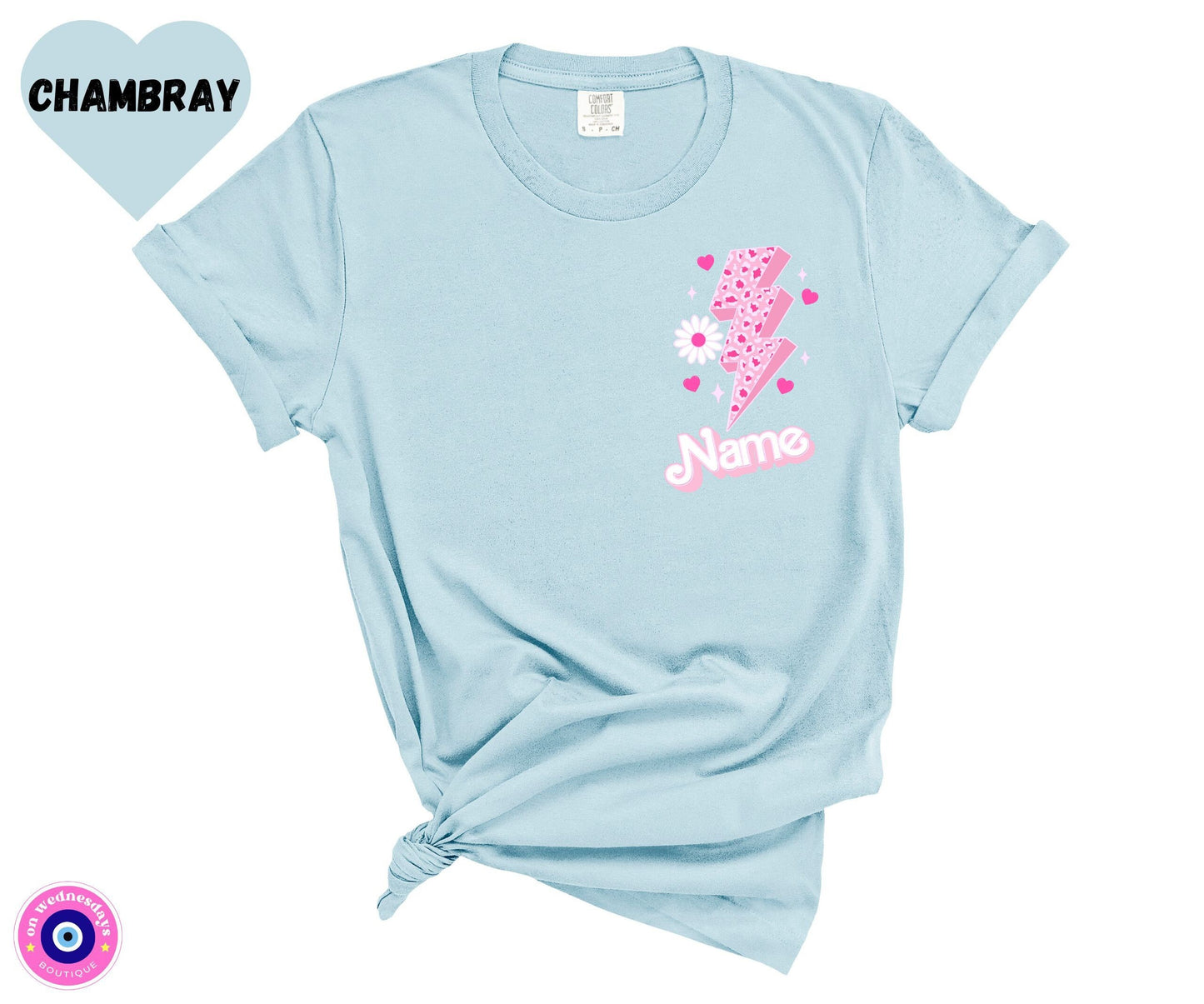 Personalized Girl Name Shirt, Custom Name Tshirt for Kids, Custom Tee with Name, Girls Shirt, Youth Comfort Colors Tee, Gift for Little Girl
