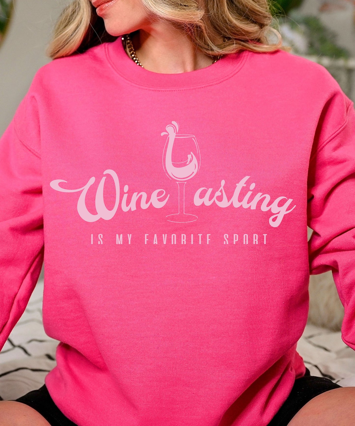 Funny Wine Sweatshirt Funny Wine Lover Crewneck for Wine Drinker Tasting Shirt for Wine Lover