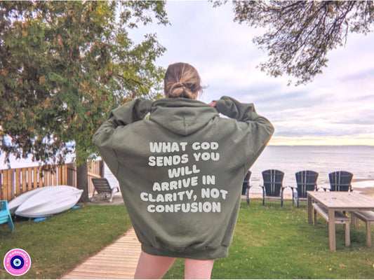 Christian Hoodie | Gift For Christians | Religious Sweatshirt | Faith Hoodie | Christian Shirts | Words On Back Hoodie | Trendy Sweatshirt