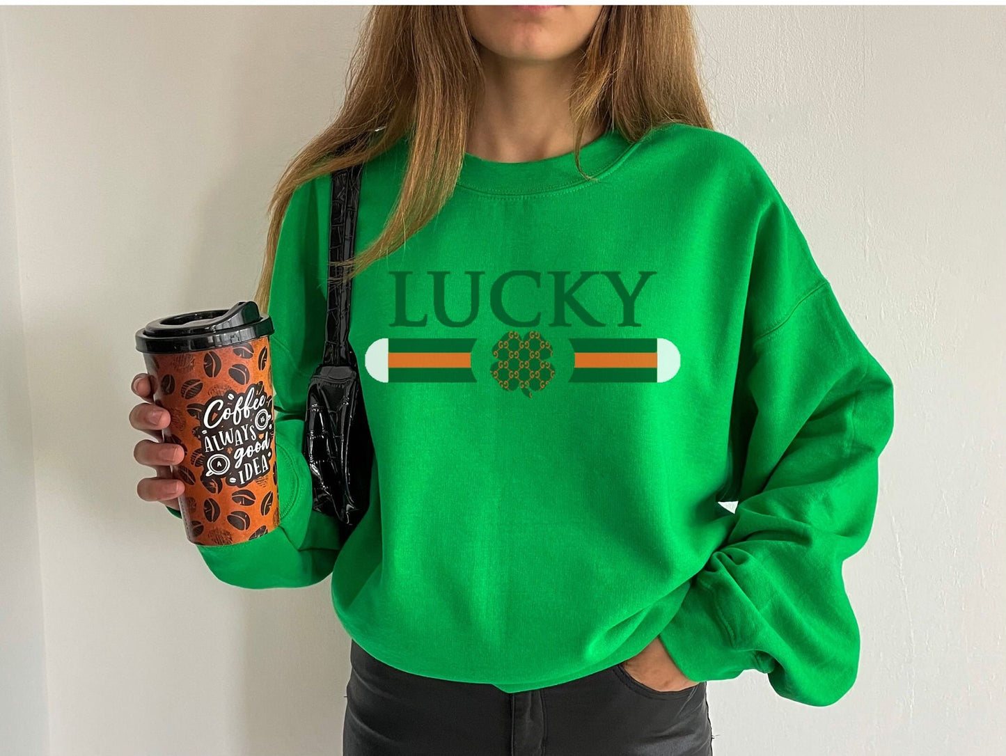 Lucky Sweatshirt | St Patricks Day Sweatshirt | Irish Crewneck | Lucky Sweater | Unisex St Patricks Day