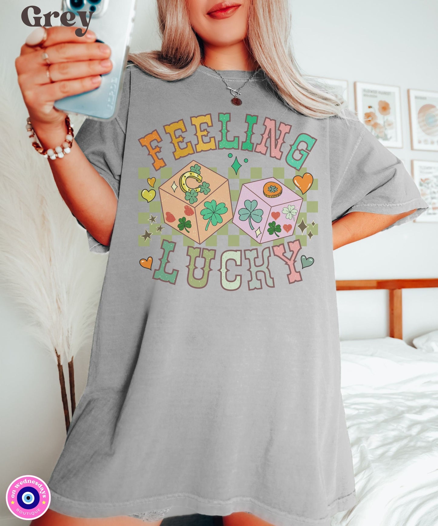 Feeling Lucky Shirt | St. Patrick's Day Shirt | Unisex Irish Shirt | Retro St. Patricks Day Shirt | Lucky Tee