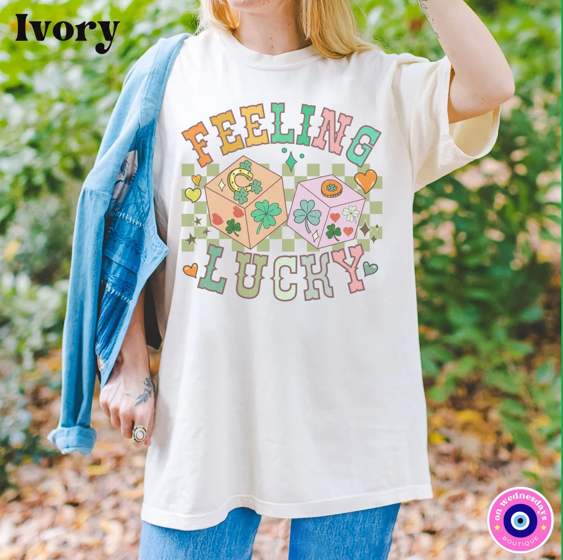 Feeling Lucky Shirt | St. Patrick's Day Shirt | Unisex Irish Shirt | Retro St. Patricks Day Shirt | Lucky Tee