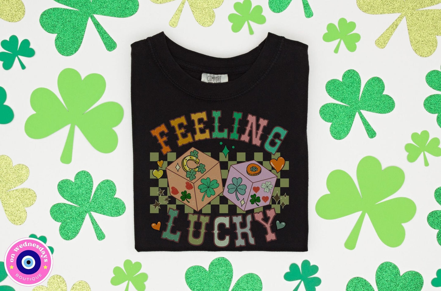 Feeling Lucky Shirt | St. Patrick's Day Shirt | Unisex Irish Shirt | Retro St. Patricks Day Shirt | Lucky Tee