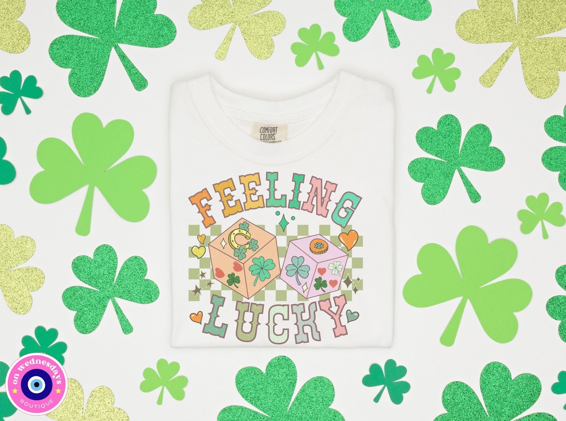 Feeling Lucky Shirt | St. Patrick's Day Shirt | Unisex Irish Shirt | Retro St. Patricks Day Shirt | Lucky Tee