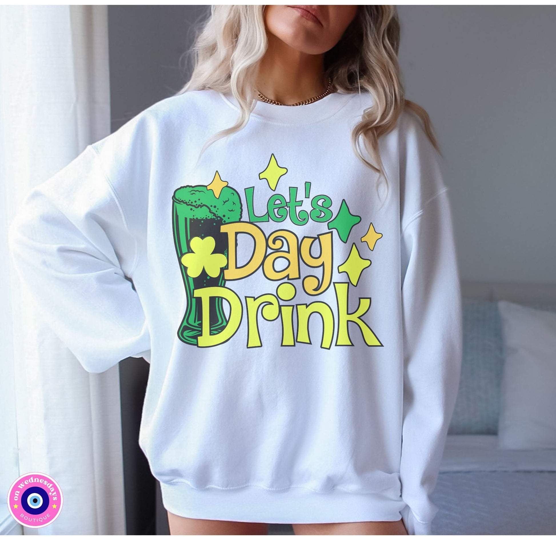Day Drinking Sweatshirt St Patricks Day Sweatshirt Funny St Pattys Day Shirt Irish Sweatshirt for St Pattys
