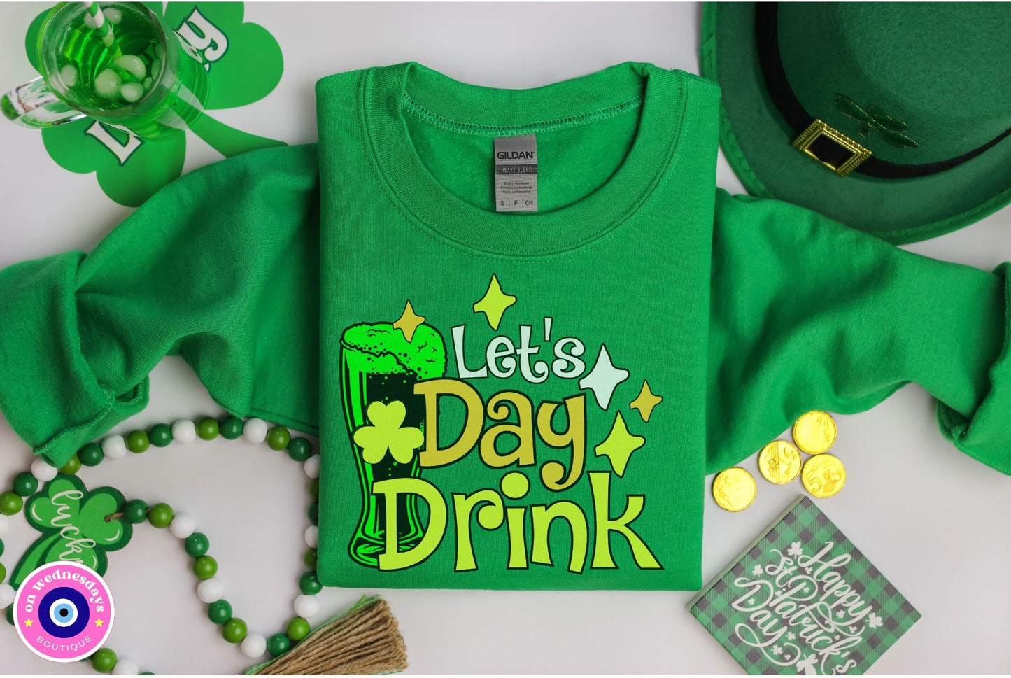 Day Drinking Sweatshirt St Patricks Day Sweatshirt Funny St Pattys Day Shirt Irish Sweatshirt for St Pattys