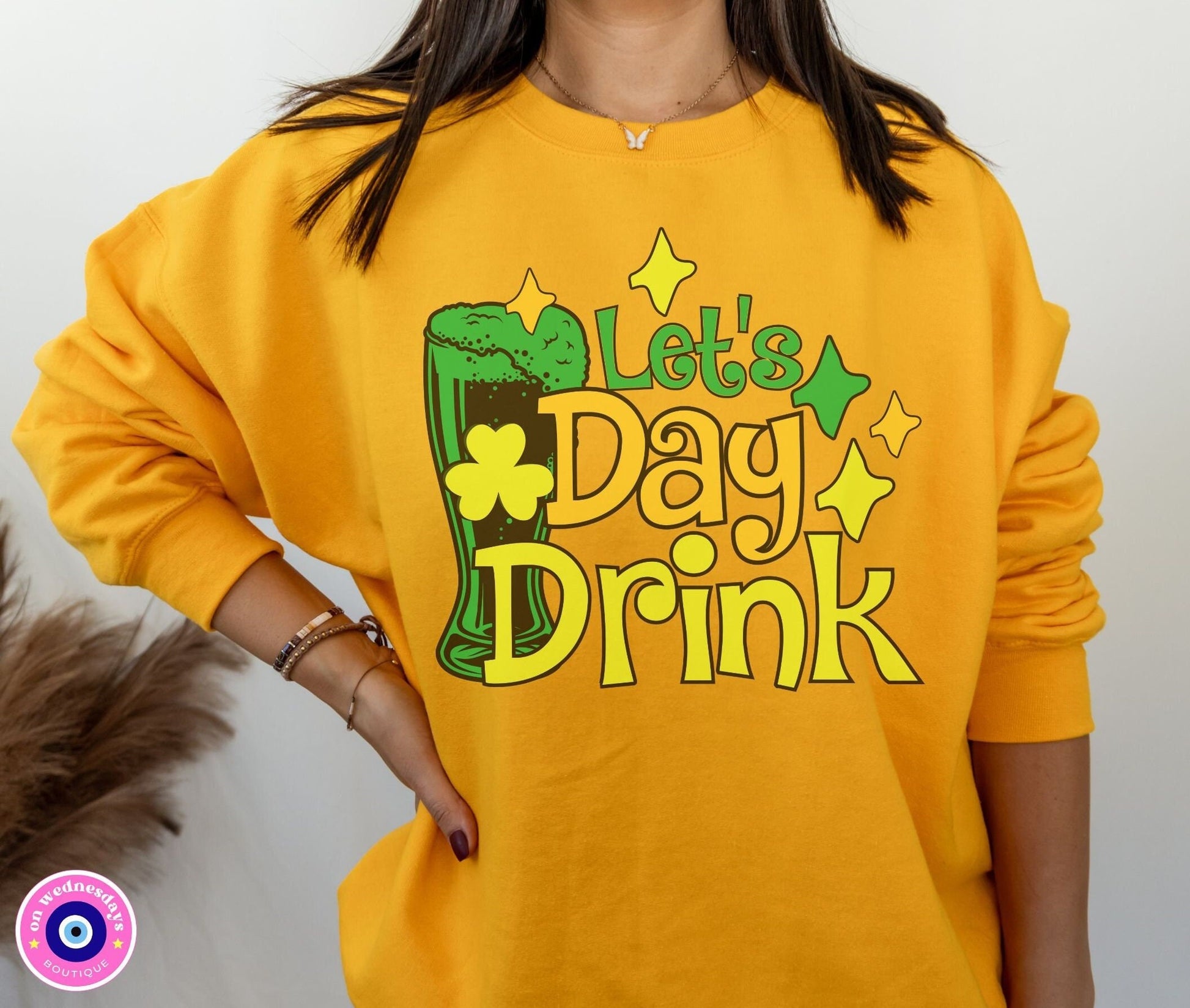 Day Drinking Sweatshirt St Patricks Day Sweatshirt Funny St Pattys Day Shirt Irish Sweatshirt for St Pattys