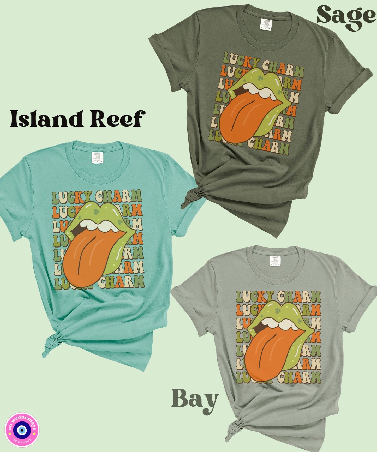 Lucky Charm Shirt | St. Patrick's Day Shirt | Hippie Irish Shirt | Retro St Patty's Day Shirt