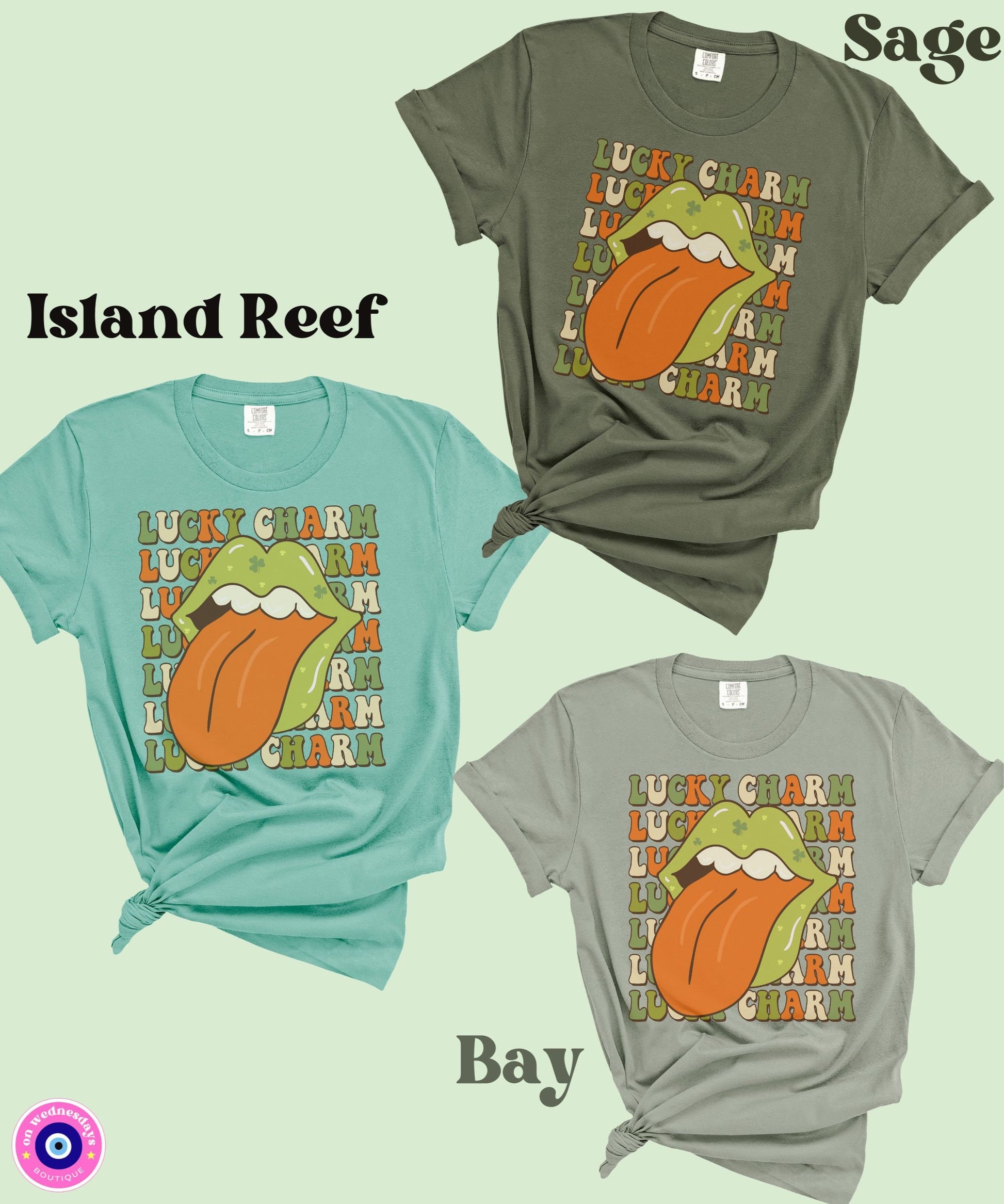 Lucky Charm Shirt | St. Patrick's Day Shirt | Hippie Irish Shirt | Retro St Patty's Day Shirt