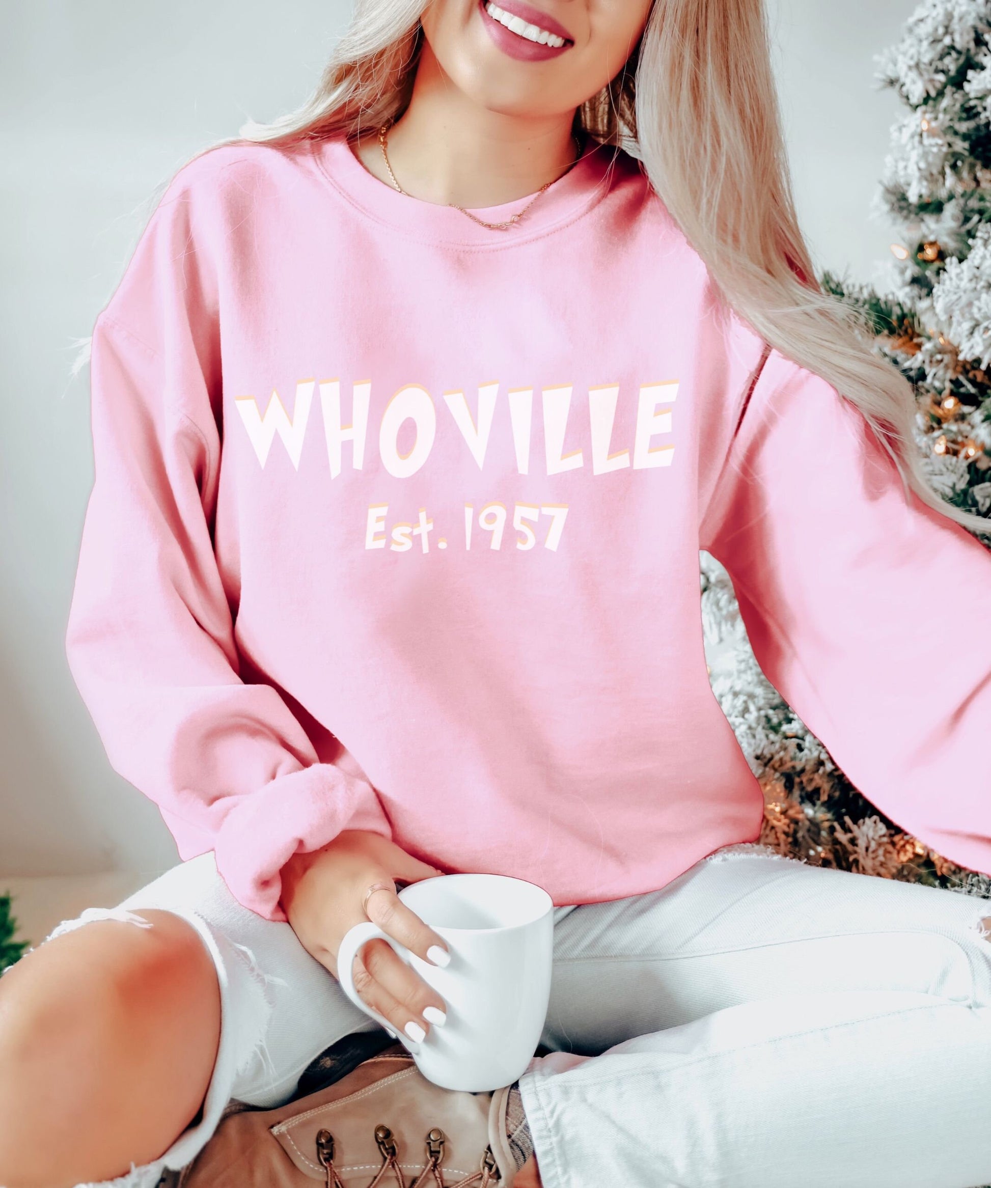 Funny Sweatshirt for Christmas Sweatshirt for Women Christmas Shirt Oversized Holiday Sweater