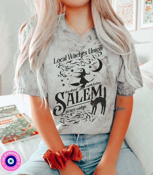 Witch Shirt for Salem Massachusetts, Halloween Shirt for Women, Good Witch Bad Witch Shirt, Wicca Shirt, Trendy Graphic Tee for Women