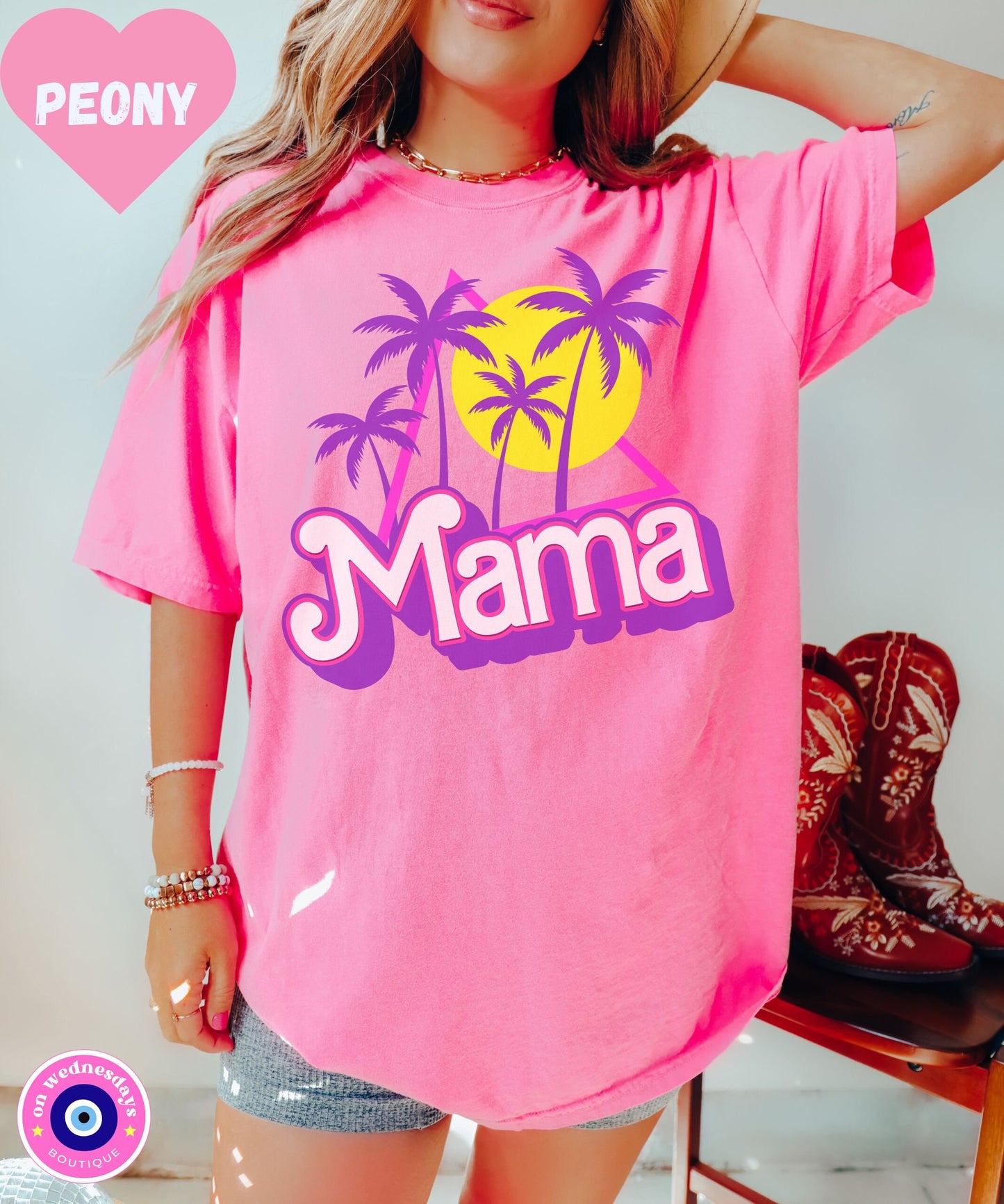 Mama Shirt, Retro Mama Shirt, Comfort Colors Mama Tshirt for Summer, Gift For Mom, Cute Mom Shirt for Women, Matching Mommy Daughter Shirt