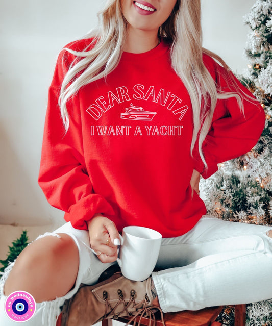 Christmas Sweater Gift for Her Funny Christmas Sweatshirt Dear Santa Sweatshirt Holiday Sweatshirt Christmas Sweatshirt for Women