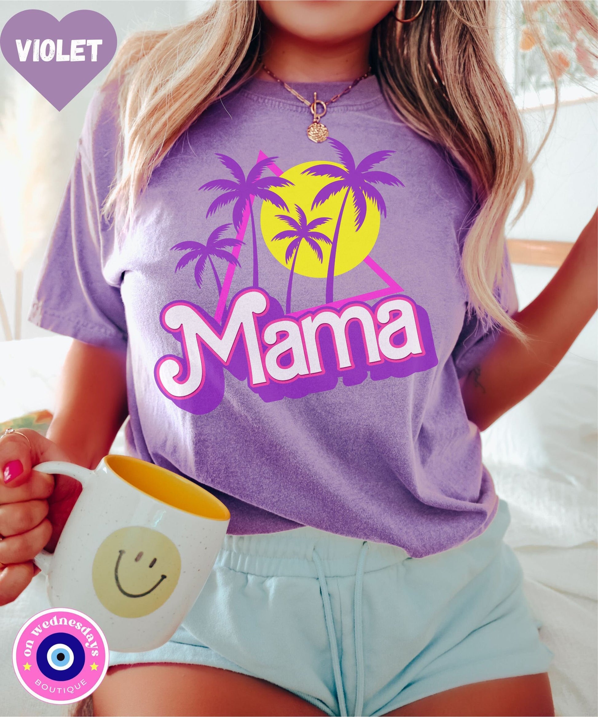 Mama Shirt, Retro Mama Shirt, Comfort Colors Mama Tshirt for Summer, Gift For Mom, Cute Mom Shirt for Women, Matching Mommy Daughter Shirt
