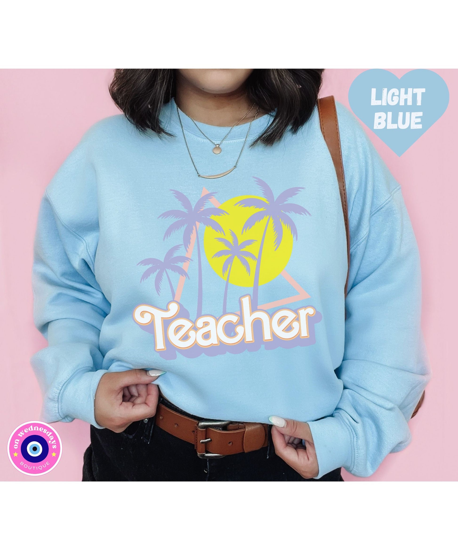 Retro Teacher Sweatshirt, Teacher Sweatshirt For Women, Teacher Crewneck, New Teacher Gift For Teacher, Cute Teacher Sweatshirt for Teacher