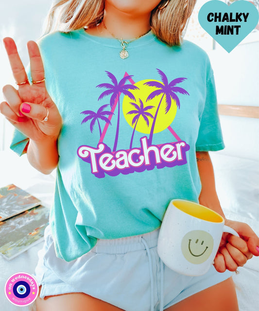 Teacher Tshirt, Elementary Teacher Shirt, Teacher Tee Shirt Woman, Teacher Shirt Retro, Cute Teacher Shirt for Teacher Teams, Gift For Her