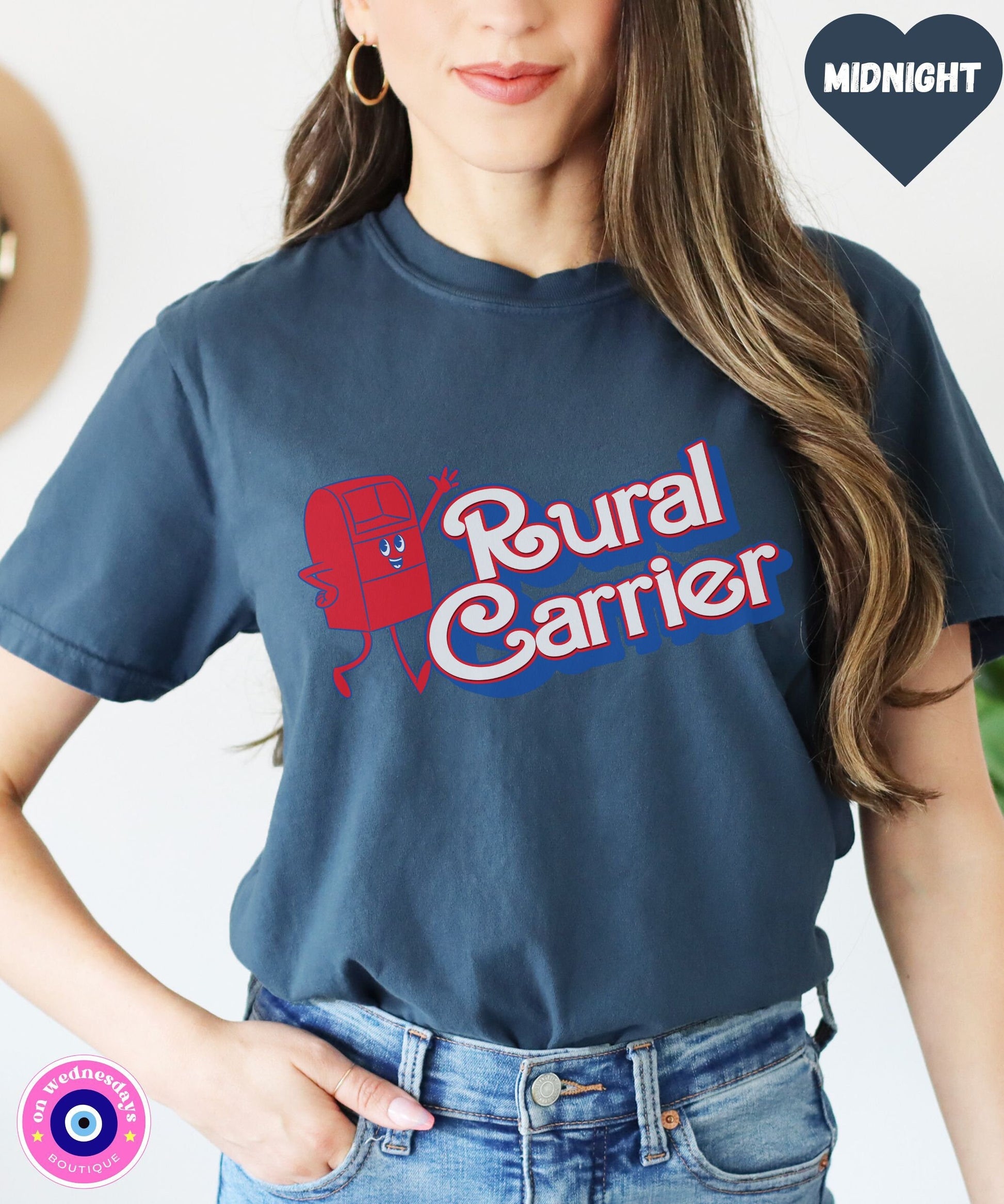 Postal Worker Shirt, Rural Carrier Tshirt, Funny Mail Carrier Shirt for Postal Worker, Cute Postal Worker Tee for Women