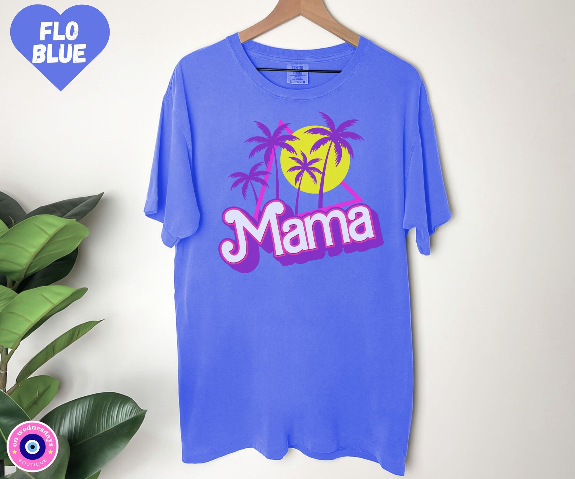 Mama Shirt, Retro Mama Shirt, Comfort Colors Mama Tshirt for Summer, Gift For Mom, Cute Mom Shirt for Women, Matching Mommy Daughter Shirt