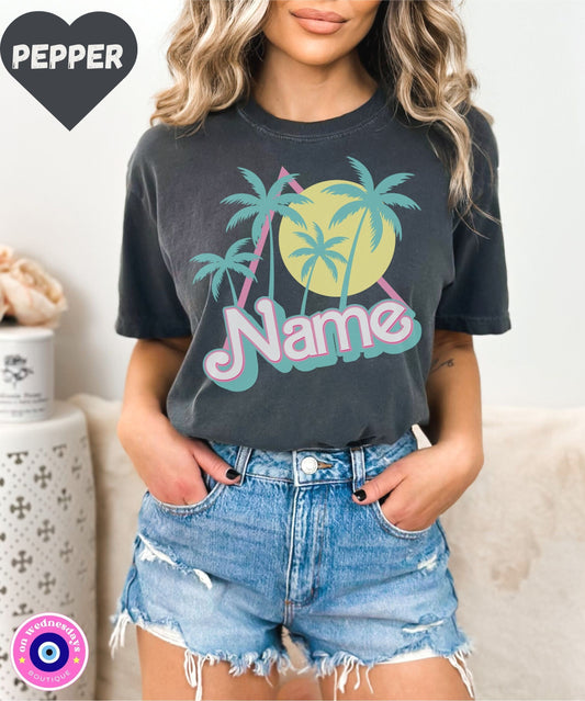 Your Name Here Shirt, Custom T-Shirt for Women, Custom Shirt with Name, Custom Text T-Shirt, Personalized Name Shirt, Gift For Her