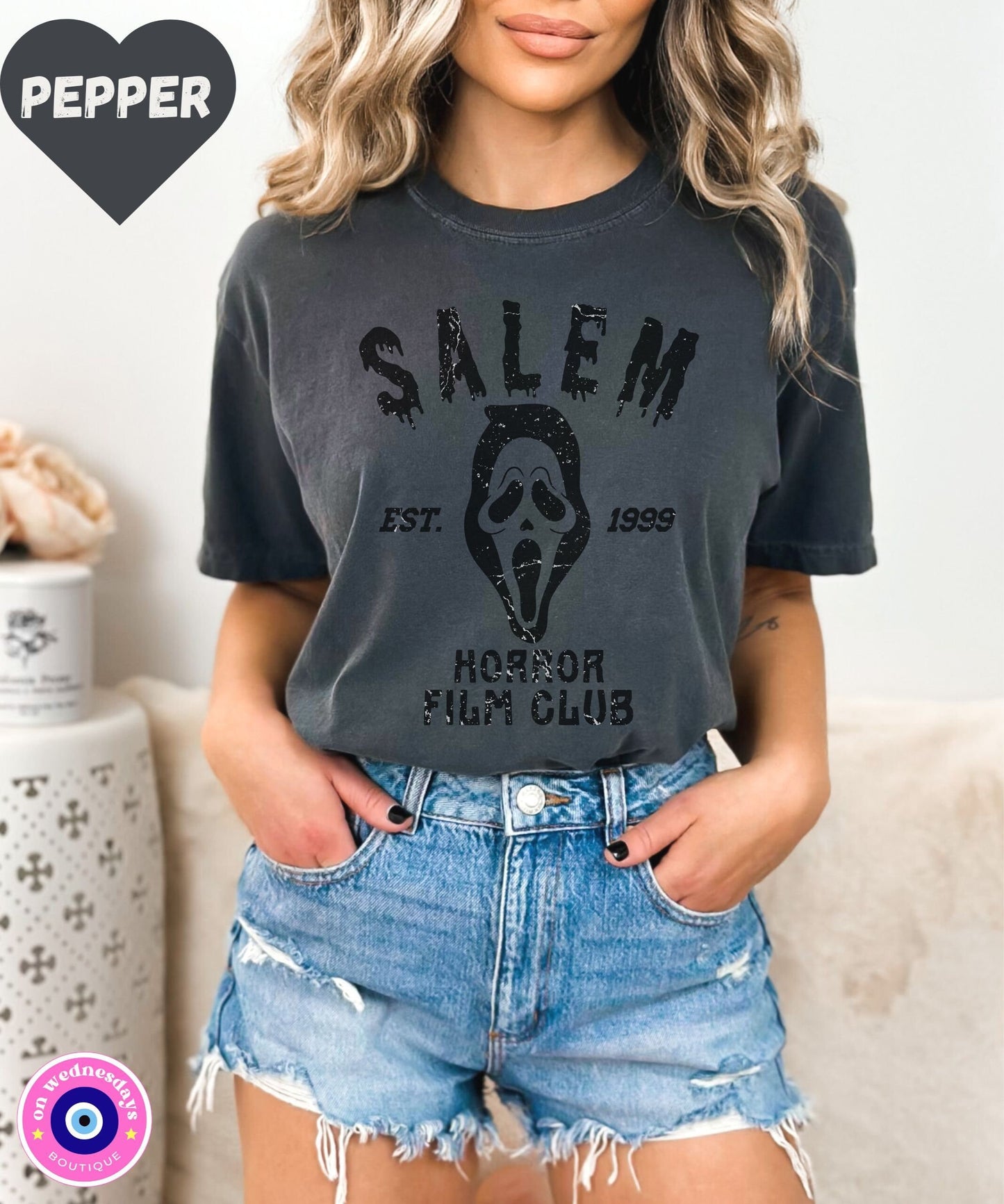 Trendy Halloween Shirt, Vintage Halloween Tshirt, Horror Movie Shirt, Retro Halloween Shirt for Women, Halloween Graphic Tee, Salem T-Shirt