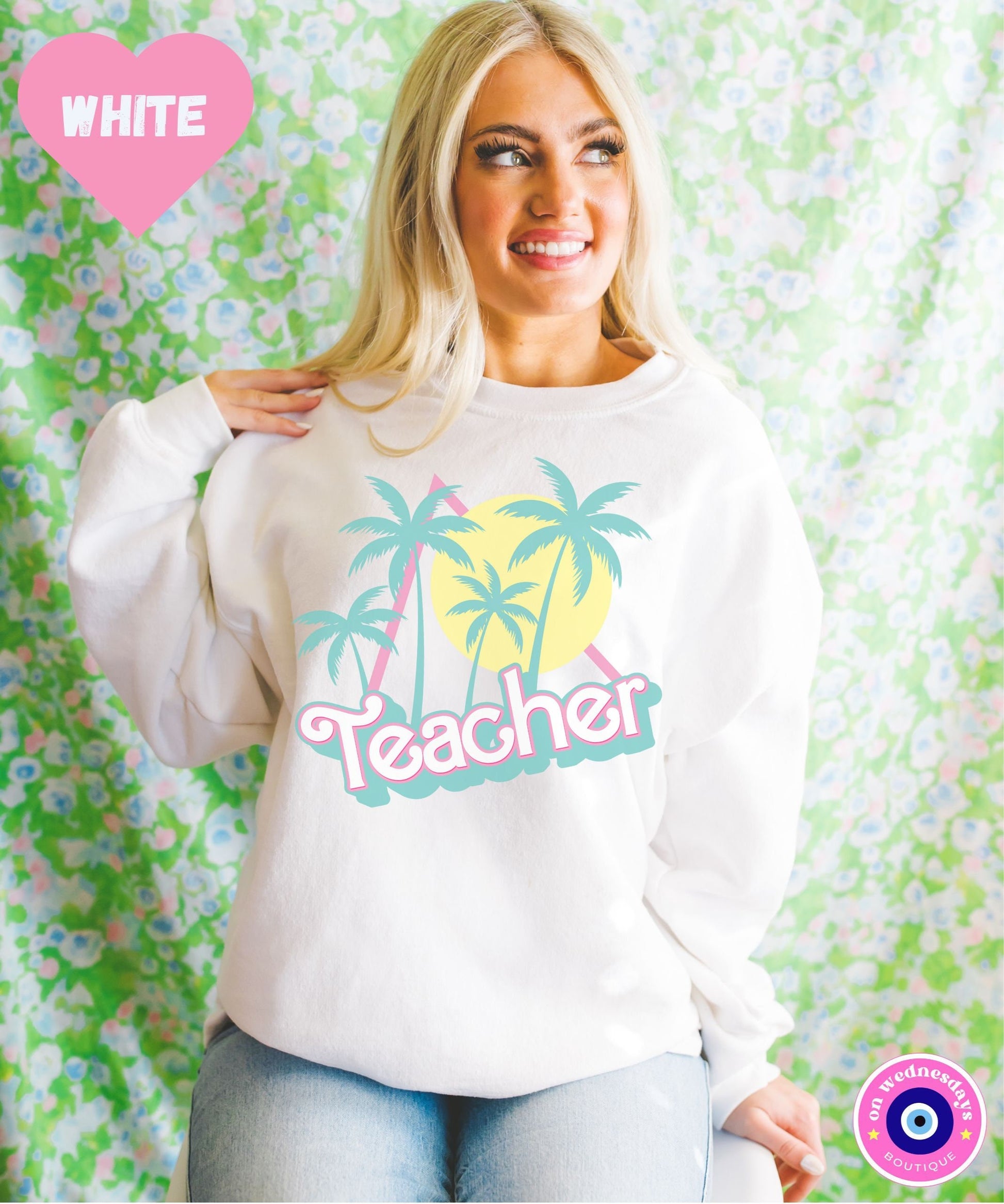 Group Teacher Sweatshirt for Back to School, Teacher Sweater, Back to School Teacher Shirt, Retro Teacher Sweatshirt for Women, Teacher Gift