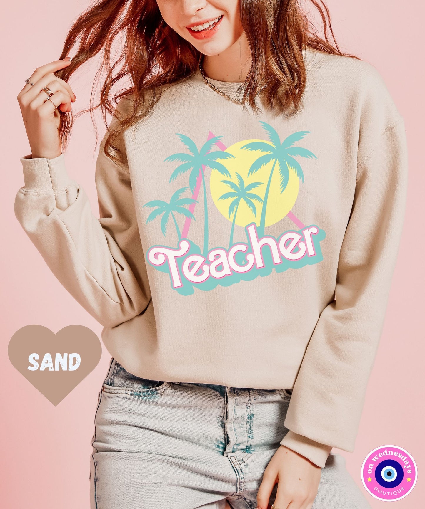 Group Teacher Sweatshirt for Back to School, Teacher Sweater, Back to School Teacher Shirt, Retro Teacher Sweatshirt for Women, Teacher Gift