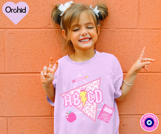 Back to School Shirt for Girls, ABCD Shirt, Retro Tshirt for Kids, Kindergarten Shirt, Preschool Tshirt, Cute Back to School Shirt or PreK