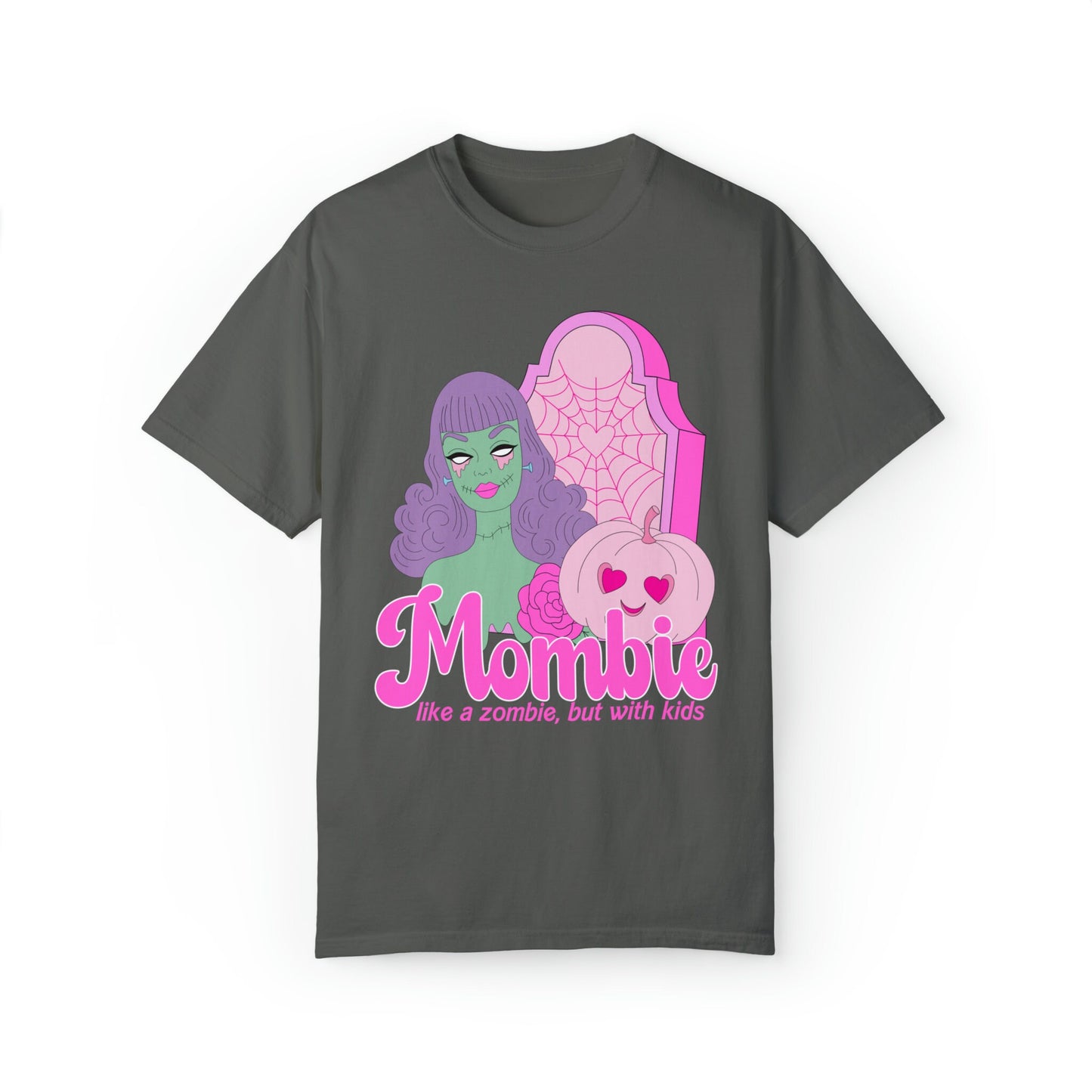 Funny Halloween Shirt for Moms, Zombie Shirt for Women, Mombie Shirt, Pink Halloween Tshirt, Halloween T-Shirt for Mom, Gift for Her