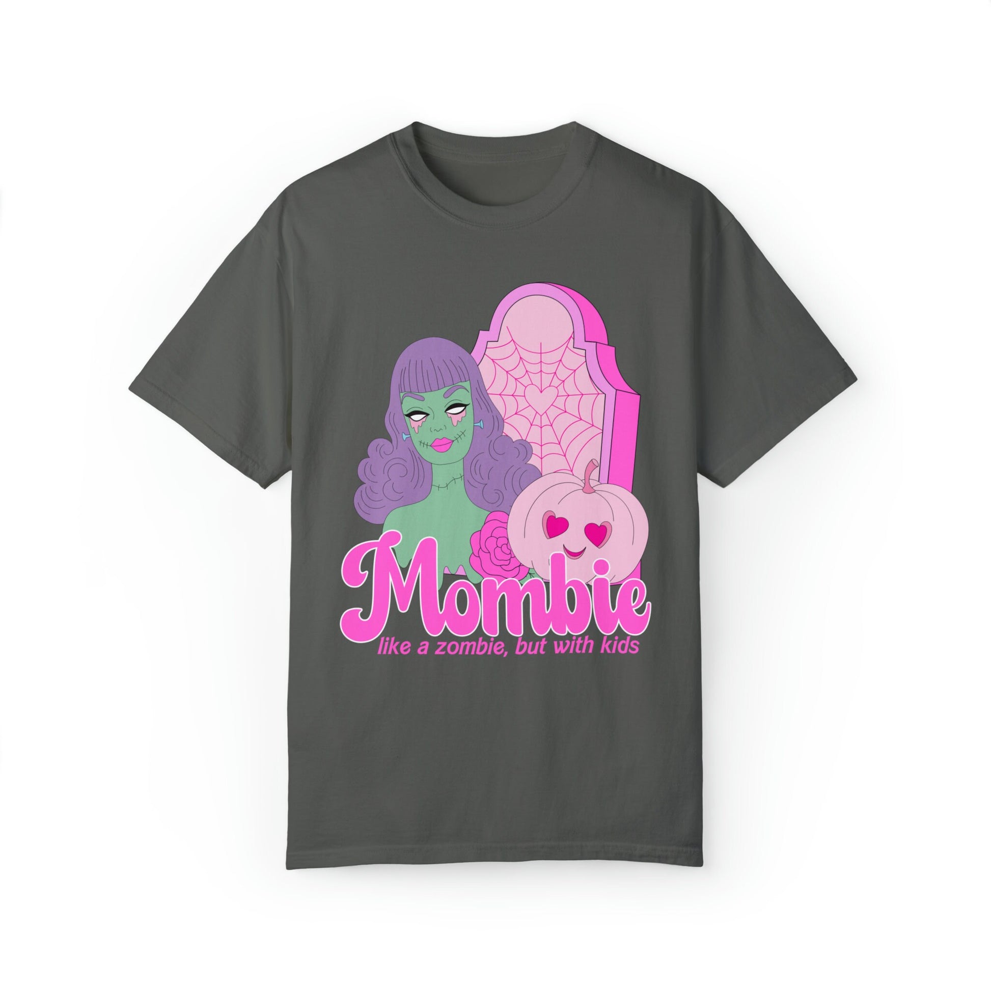 Funny Halloween Shirt for Moms, Zombie Shirt for Women, Mombie Shirt, Pink Halloween Tshirt, Halloween T-Shirt for Mom, Gift for Her