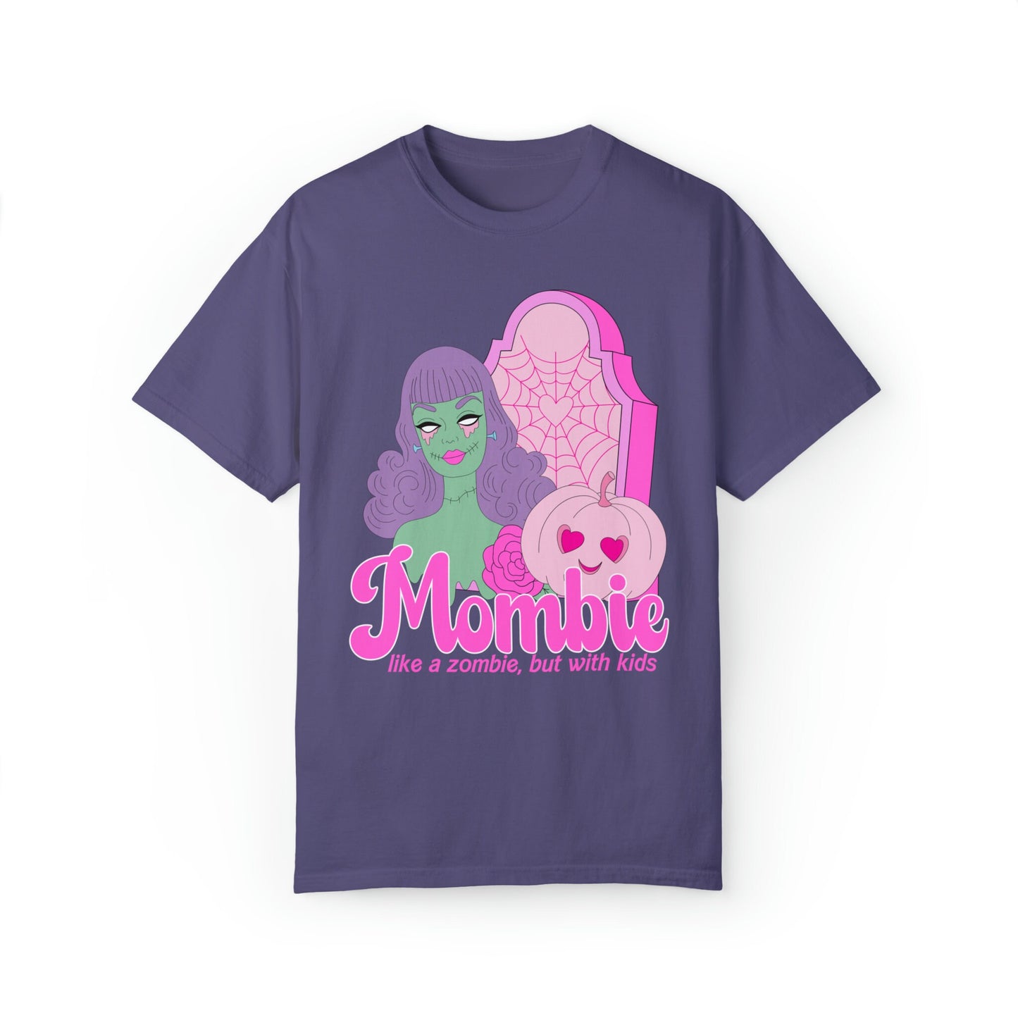 Funny Halloween Shirt for Moms, Zombie Shirt for Women, Mombie Shirt, Pink Halloween Tshirt, Halloween T-Shirt for Mom, Gift for Her