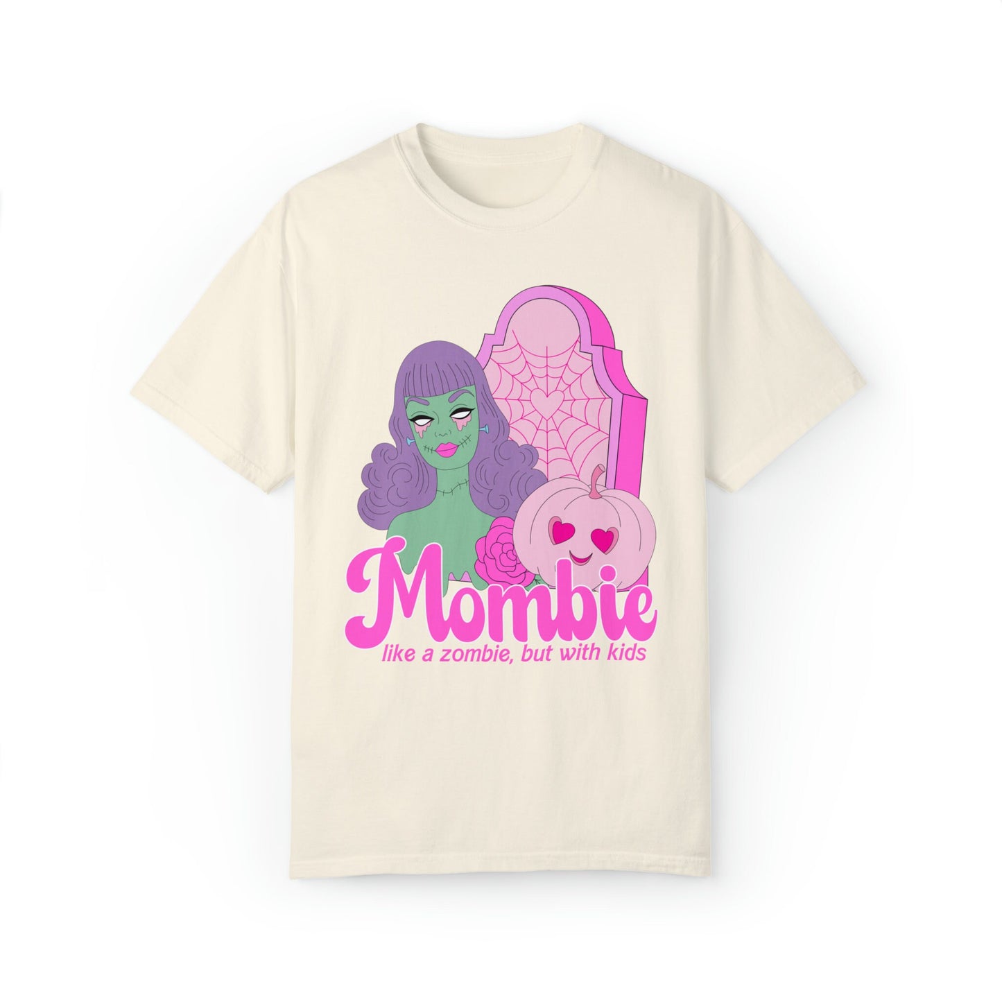Funny Halloween Shirt for Moms, Zombie Shirt for Women, Mombie Shirt, Pink Halloween Tshirt, Halloween T-Shirt for Mom, Gift for Her