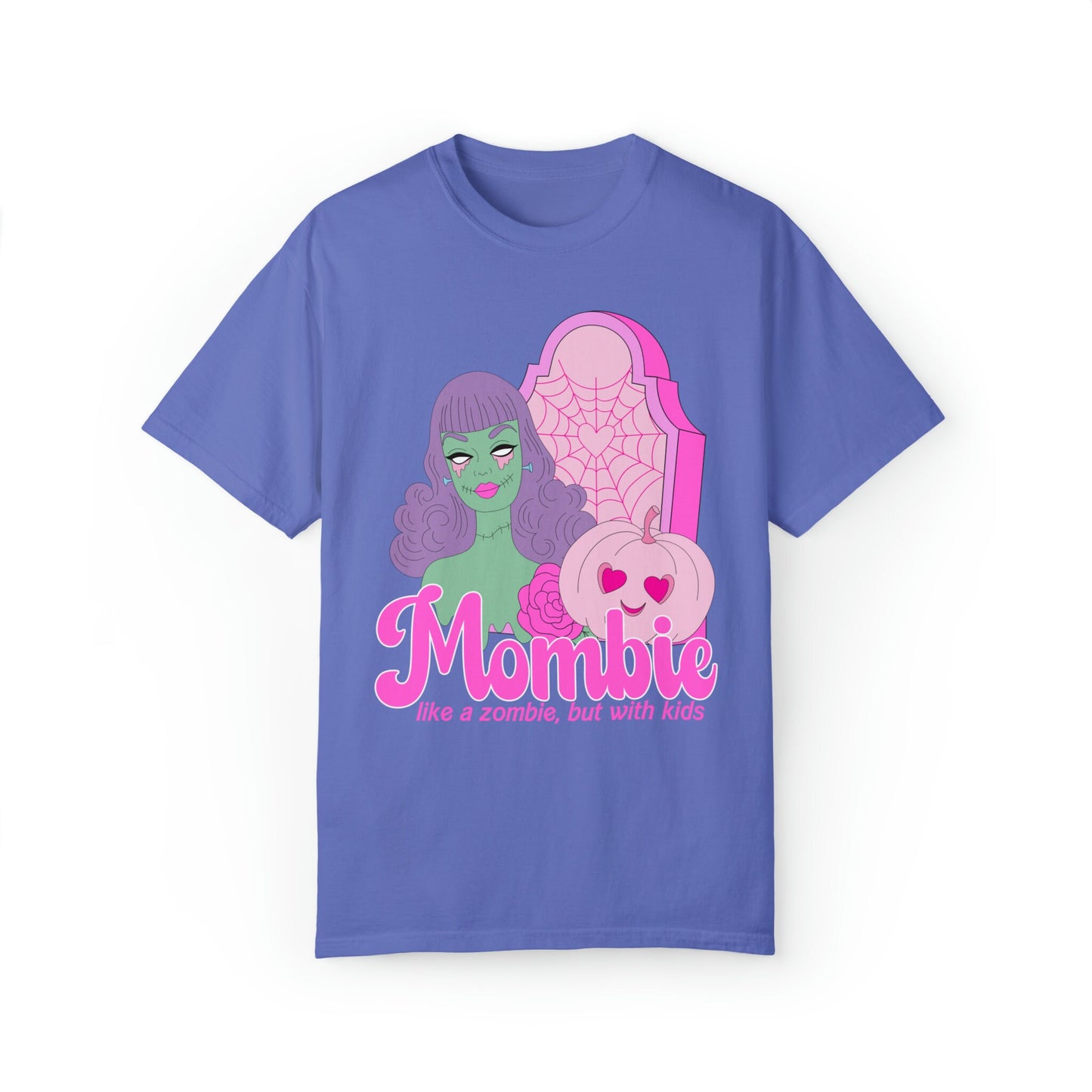 Funny Halloween Shirt for Moms, Zombie Shirt for Women, Mombie Shirt, Pink Halloween Tshirt, Halloween T-Shirt for Mom, Gift for Her