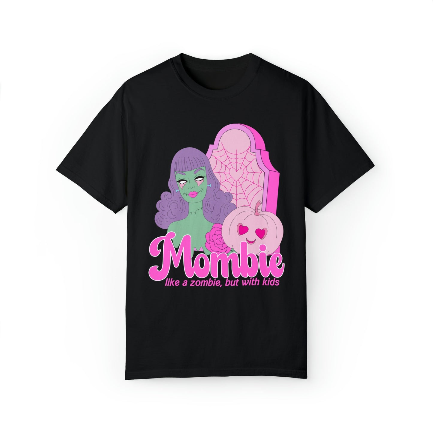 Funny Halloween Shirt for Moms, Zombie Shirt for Women, Mombie Shirt, Pink Halloween Tshirt, Halloween T-Shirt for Mom, Gift for Her