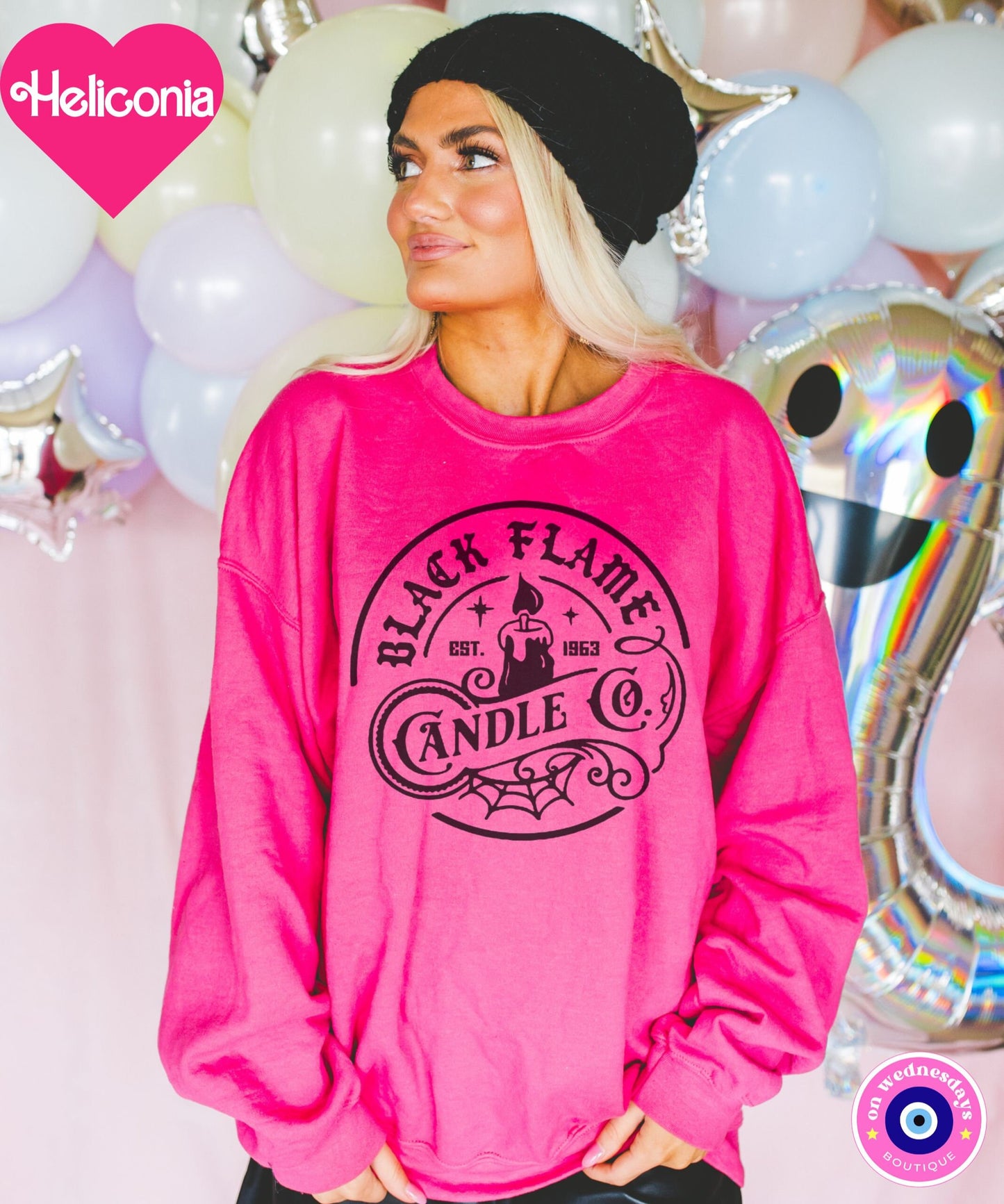 Halloween Sweatshirt, Black Flame Candle Crewneck, Witch Shirt for Women, Funny Halloween Sweatshirt, Witch Sweatshirt, Gift For Her