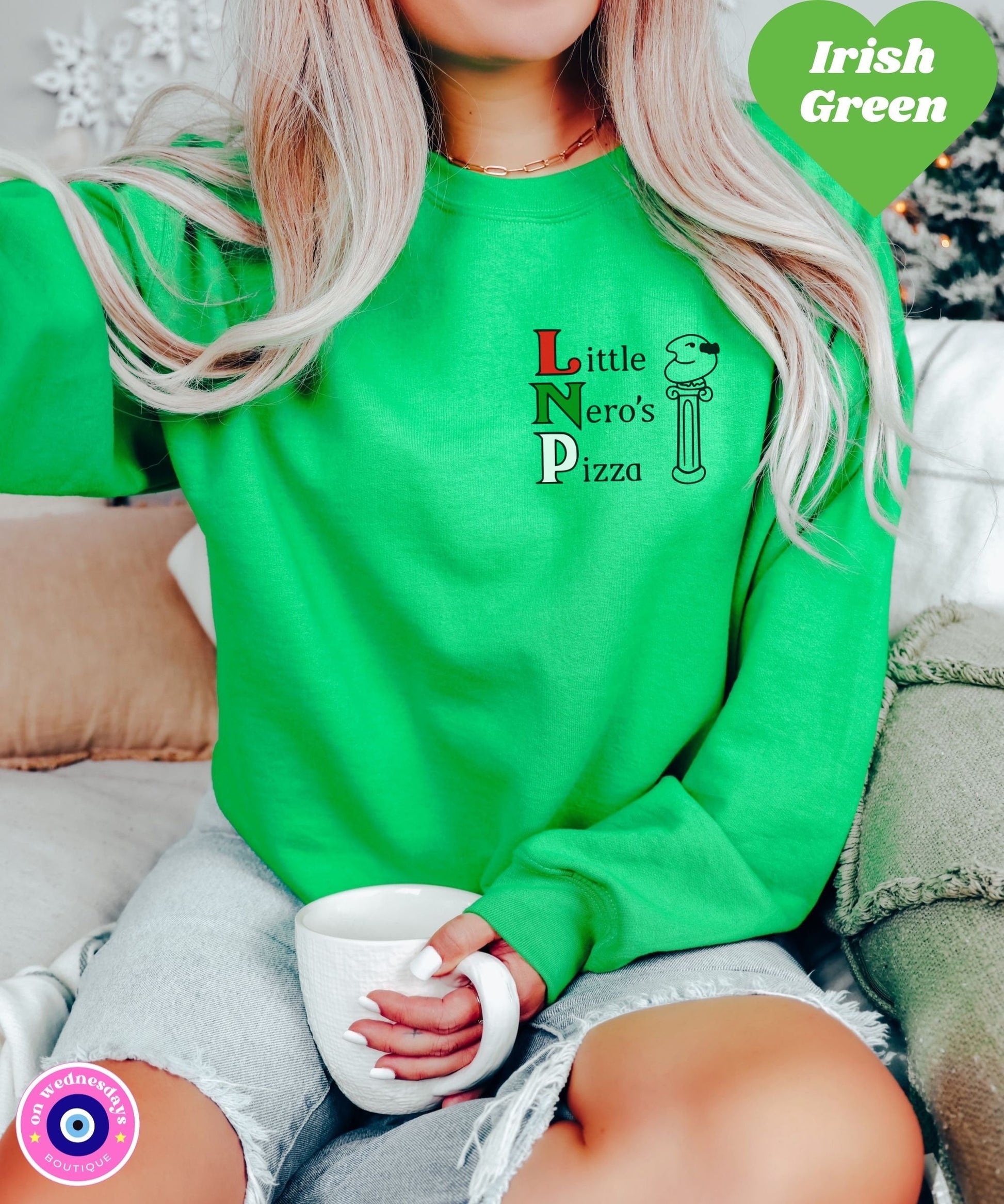 Little Neros Pizza Crewneck