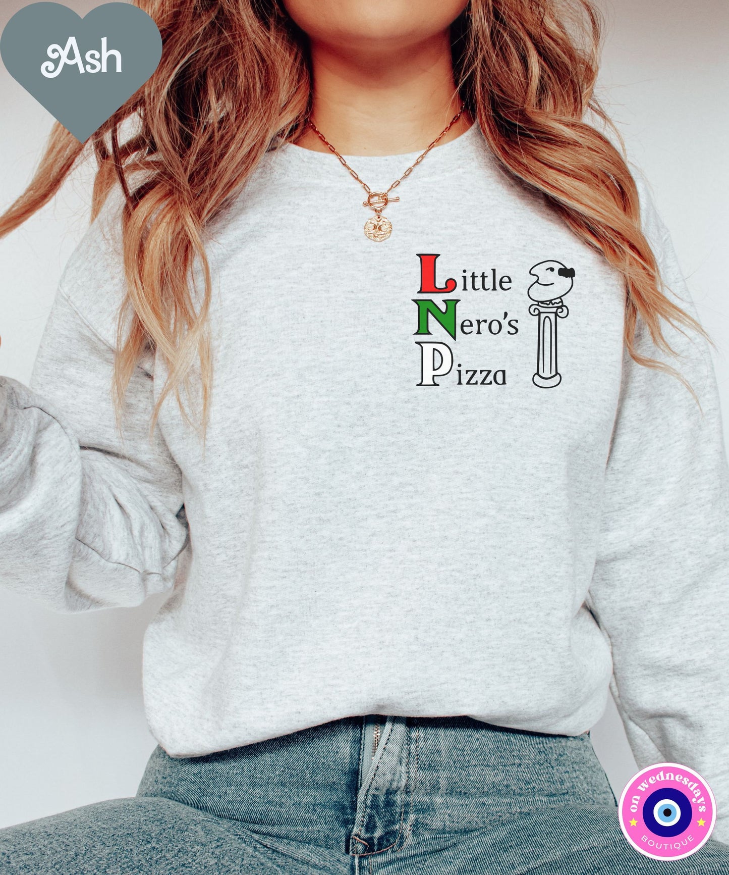 Little Neros Pizza Crewneck