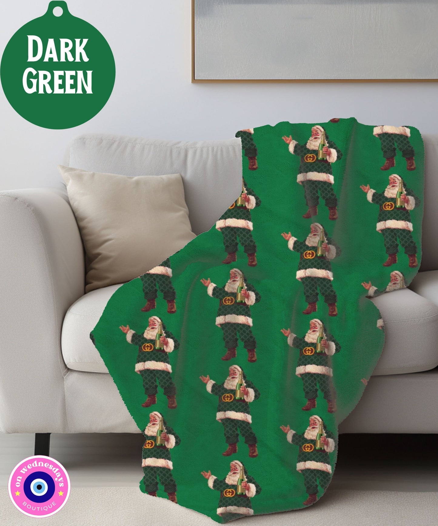 Designer Santa Blanket