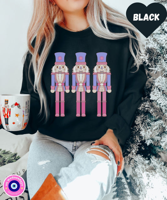 Christmas Nutcracker Sweatshirt, Christmas Shirt, Nutcracker Doll Christmas Gift, Holiday Shirt, Retro Christmas Crewneck, Christmas Gift